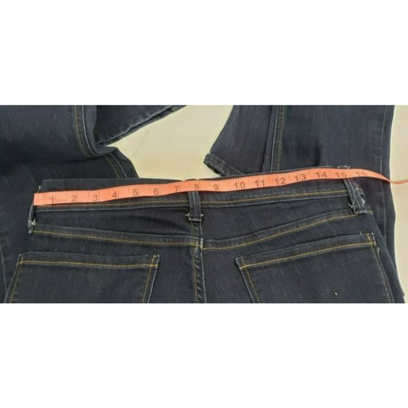 Y2K Early 2000s Old Navy Low Rise Dark Wash Boot Cut/ Flare Jeans - Picture 9 of 10